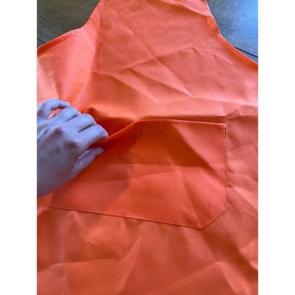 Orange Adult Apron - Picture 4 of 6